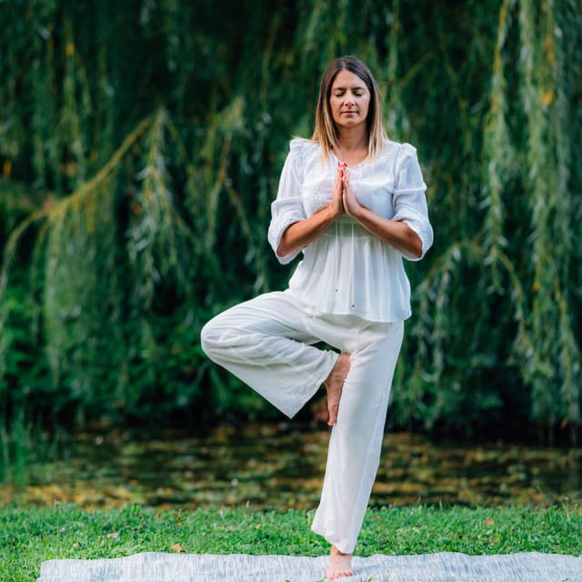 Binaural Rainy Retreat: Peaceful Yoga Melodies Flow - Mind Conception