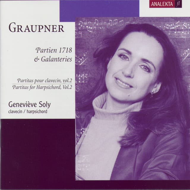 Graupner: Partien 1718 & Galanteries: Partitas for Harpsichord, Vol.2 - Christoph Graupner