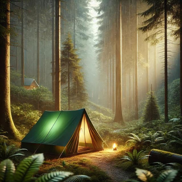 Rainy Slumber in the Forest - Rain Music!