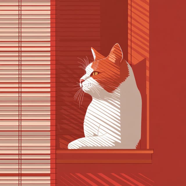 Poter og Pausen: Kattehjerters Drømmende Rige - Calm Music for Cats