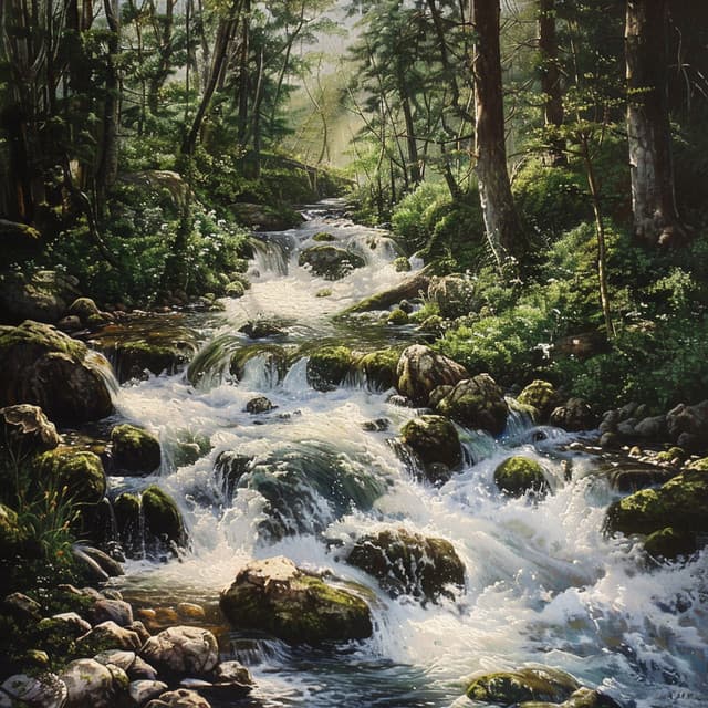 Melodías De Río: Los Primeros Paisajes Sonoros Para Bebés - El equipo de música tranquila