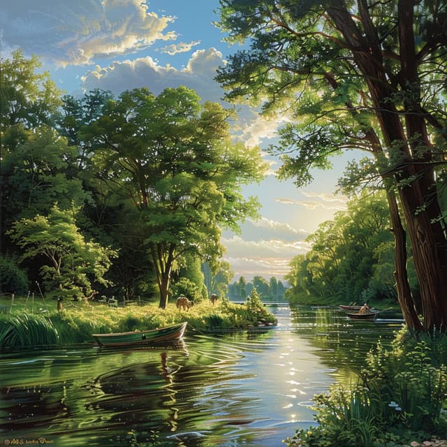 Enfoque Del Río Binaural: Sinfonías De Estudio - Estudiar música para concentrarse