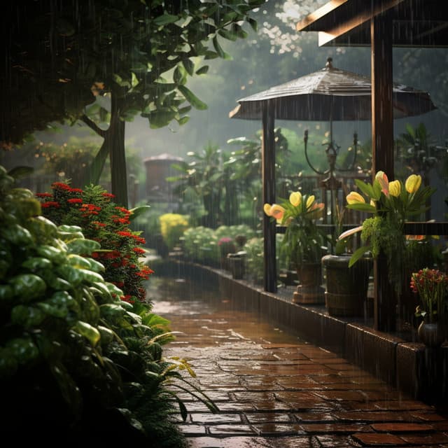 Binaural Rain Focus: Rainfall Concentration Tones - Instrumental Music for Concentration