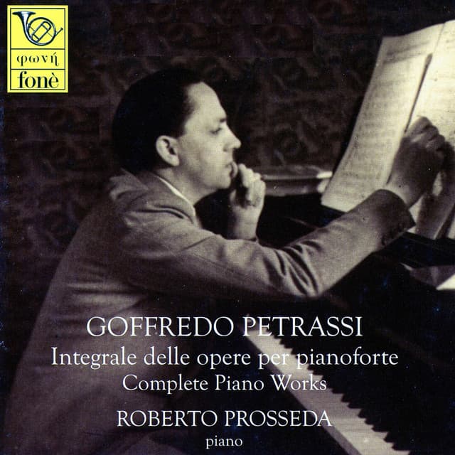 Goffredo petrassi integrale delle opere per pianoforte - Goffredo Petrassi