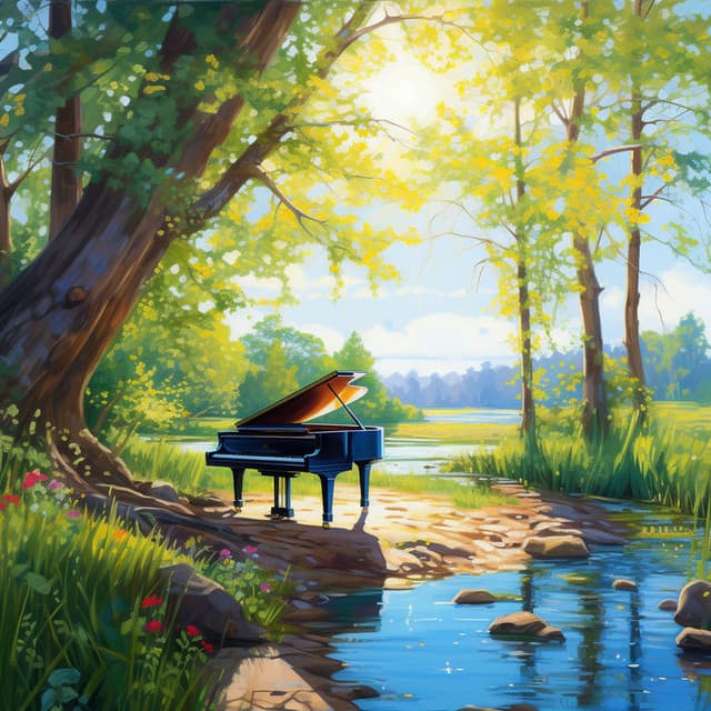 Melodies Along the Brooks: Nature's Piano Sonata - Piano Prayer
