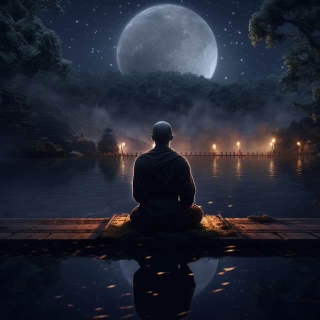 Meditation by the Stream: Calming Waters - Dormant Clouds