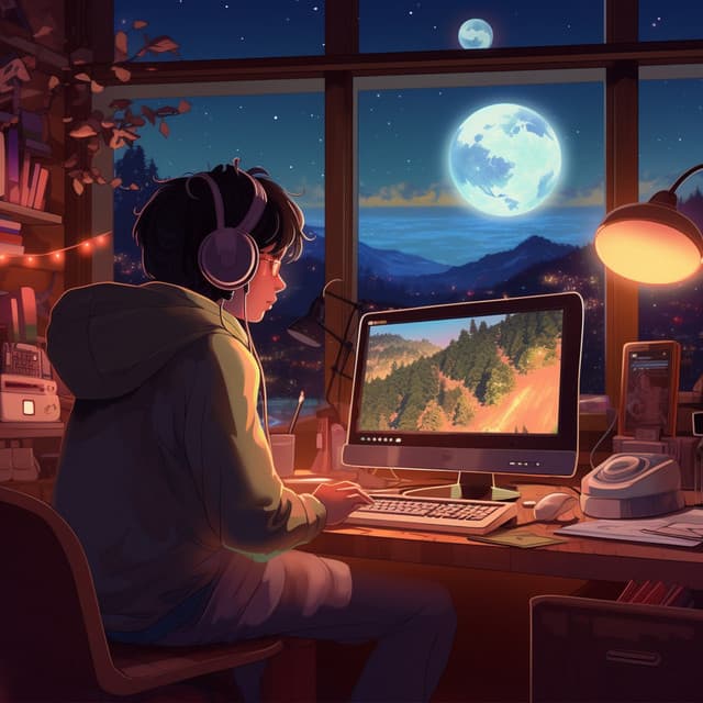 Retiro De Trabajo Apacible Con Lluvia: Música Relajante De Oasis Lluvioso - Etiqueta de la naturaleza