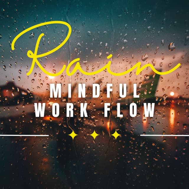 Rain's Study Serenity: Concentrated Rainfall - Lightning Thunder and Rain Storm