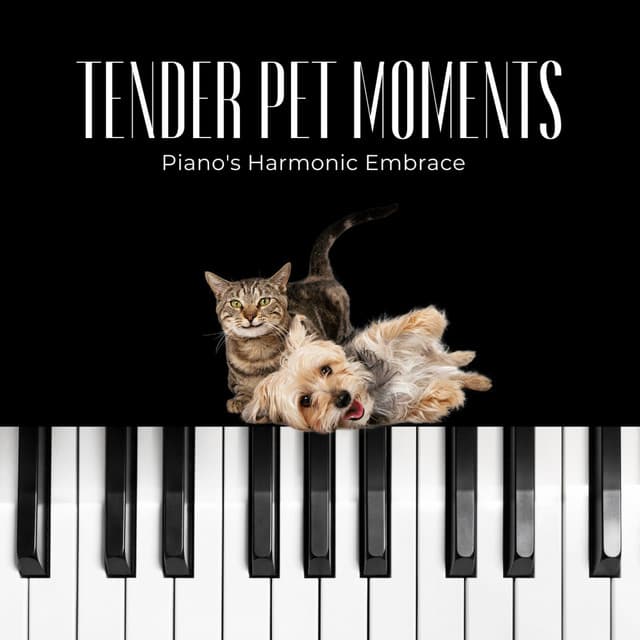 Tender Pet Moments: Piano's Harmonic Embrace - Pet Harmony