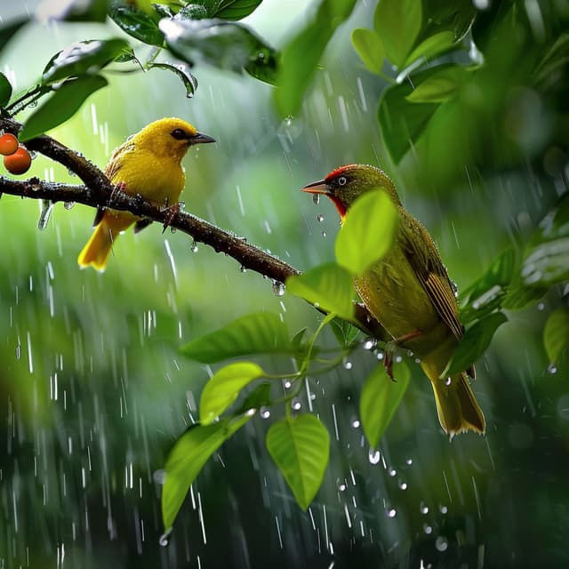 Calming Binaural Rain: Soothing Nature and Bird Melodies - Factorial FX