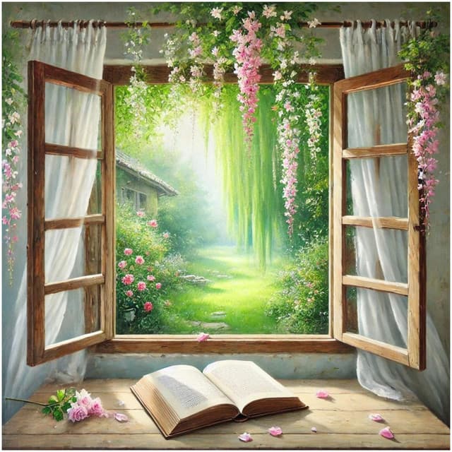 The Scent of Jazz & Petals: Window Afternoon - Instrumental Piano Universe