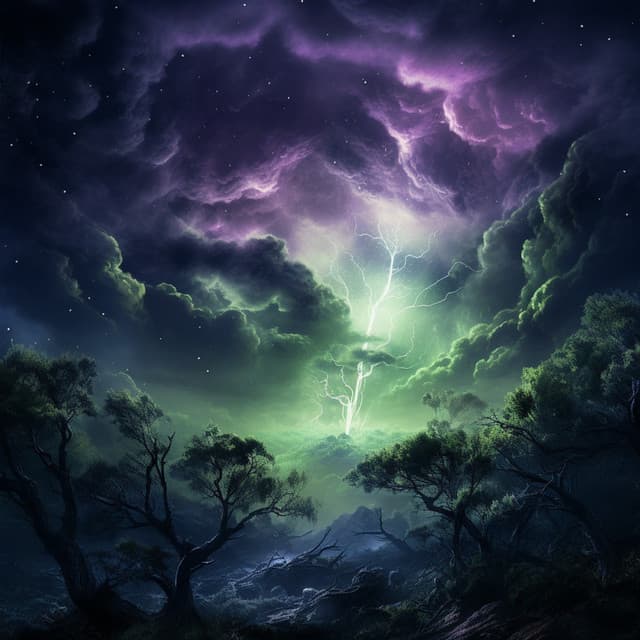 Tranquil Thunder Melodies: Serene Relaxation Music - Foley Music