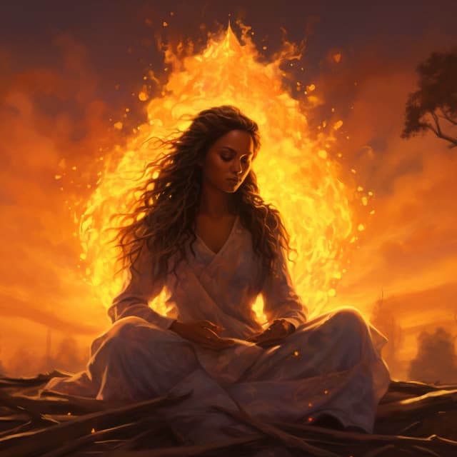 Armonía Ardiente: Una Serenata Junto Al Fuego - Ambiente de la Selva Tropical