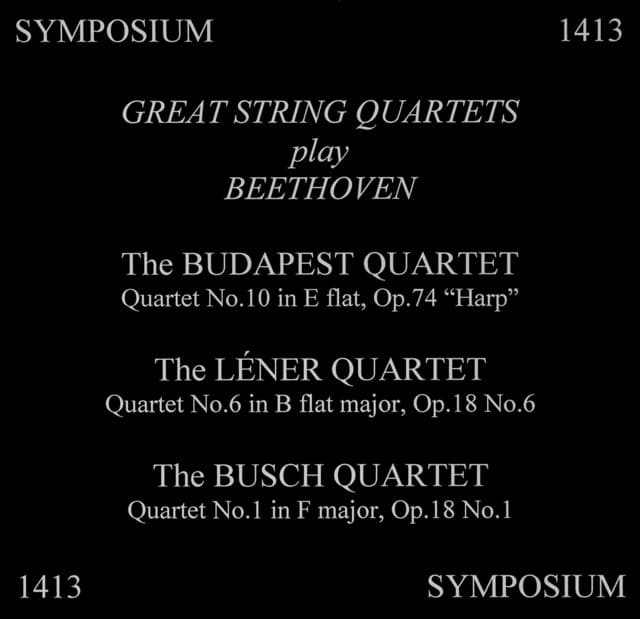 The Great Violinists, Vol. 29 - Ludwig van Beethoven