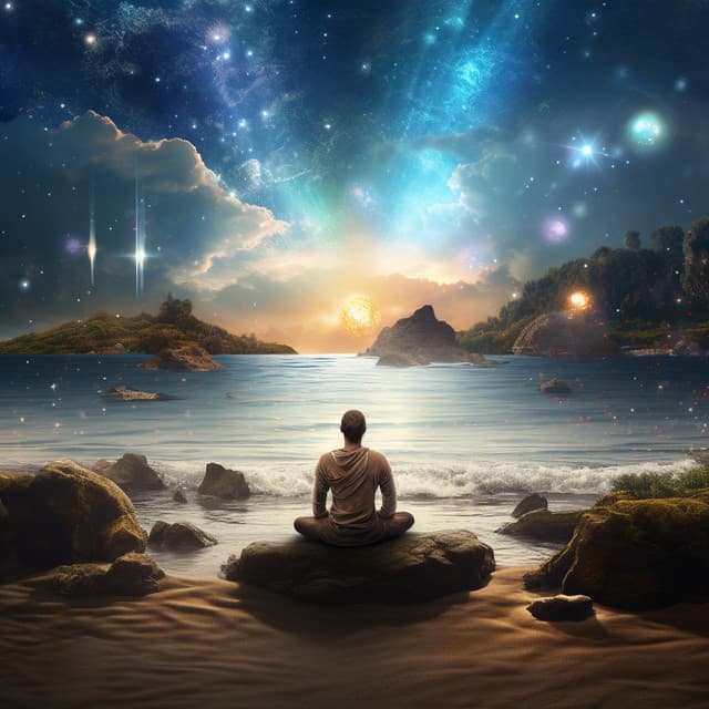 Music combined with Ocean: Relaxing Coastal Harmony - Peace and Ocean Waves