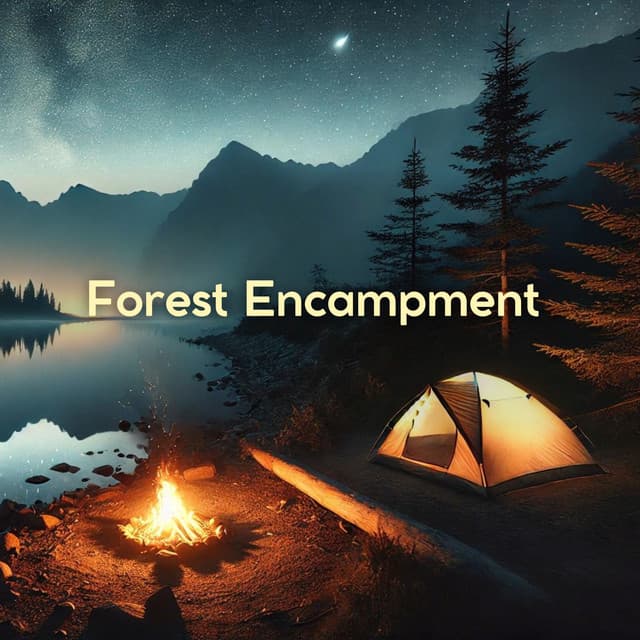 Forest Encampment: Night Nature Sounds for Relaxation, Sleep, Stress Relief - Relaxation Meditation Songs Divine