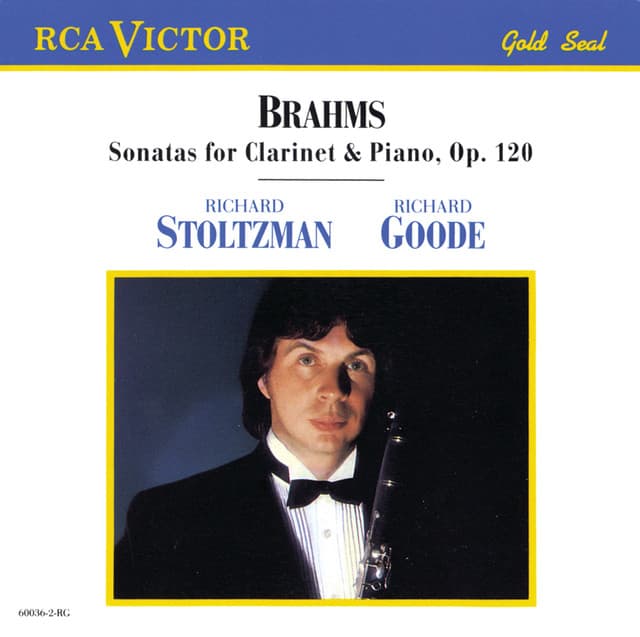 Brahms: Sonata For Clarinet & Piano, Op. 120 - Johannes Brahms