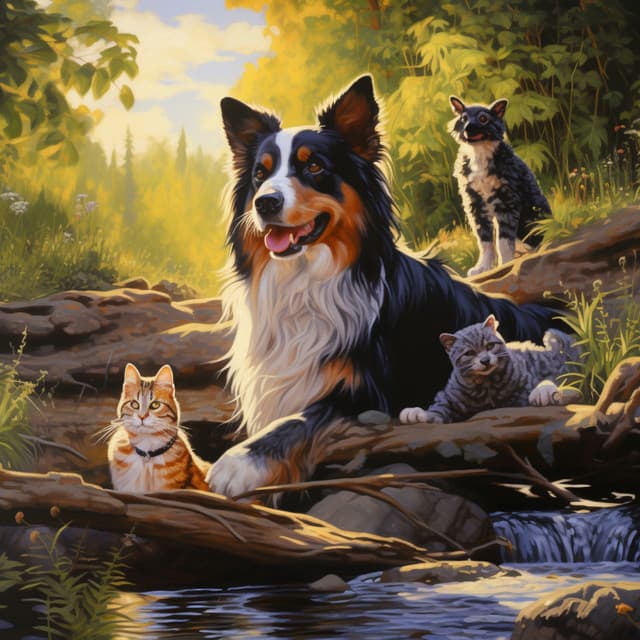 Armonía De Mascotas: Calma Binaural - Mascotas