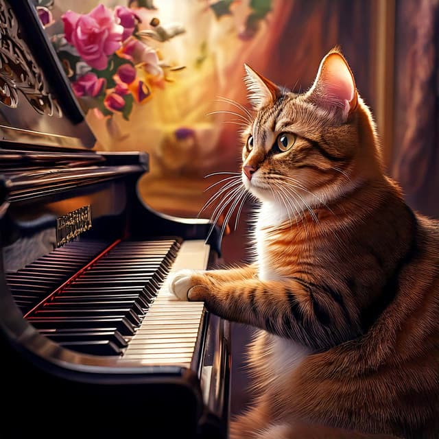 Piano Grace: Soothing Melodies for Cats - Binaural Sound Bath