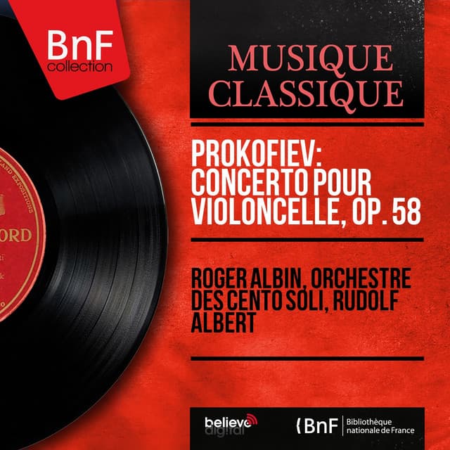 Prokofiev: Concerto pour violoncelle, Op. 58 - Sergei Prokofiev
