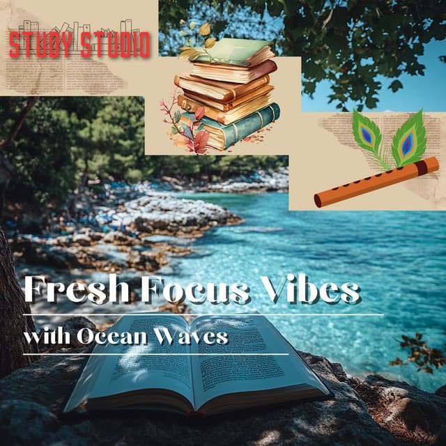 Fresh Focus Vibes with Ocean Waves - Study Studio