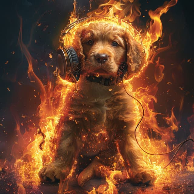 Dogs Fire Adventure: Energetic Melodies - Music For Your Dog