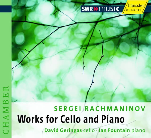 Rachmaninov, S.: Cello and Piano Music - Sergei Rachmaninoff