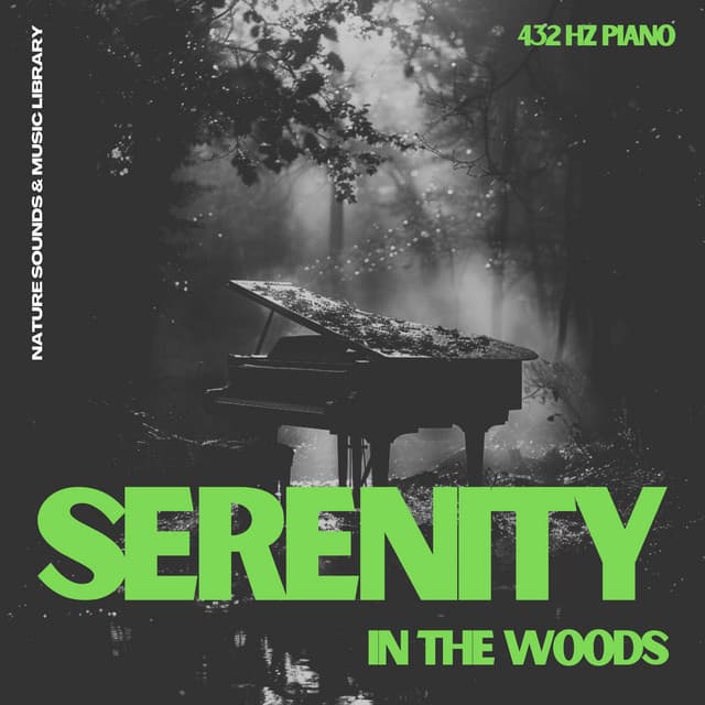 Serenity in the Woods: 432 Hz Piano - Nature Sounds & Music Library