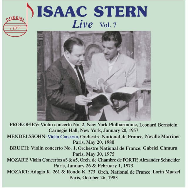 Isaac Stern Live, Vol. 7 - Isaac Stern