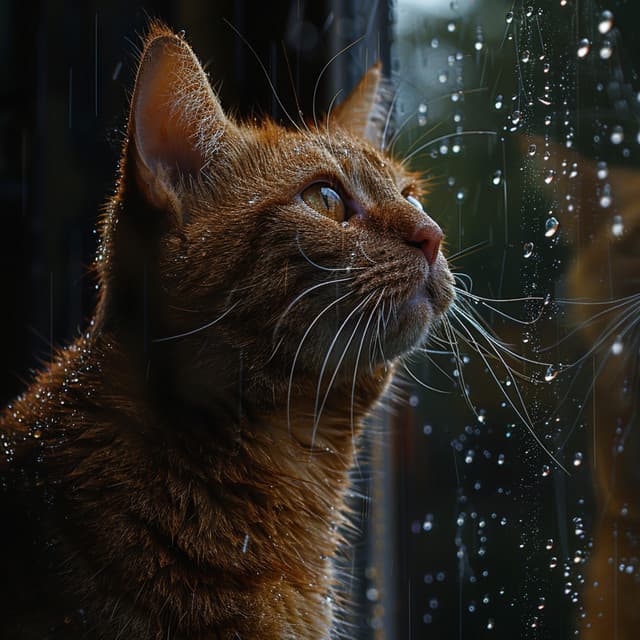 Sonidos De Lluvia Para Gatos Y Música Ambiental Relajante - Musicoterapia de jazz para gatos