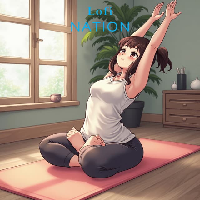 Velvet Yoga Stretches - Lofi Kitty