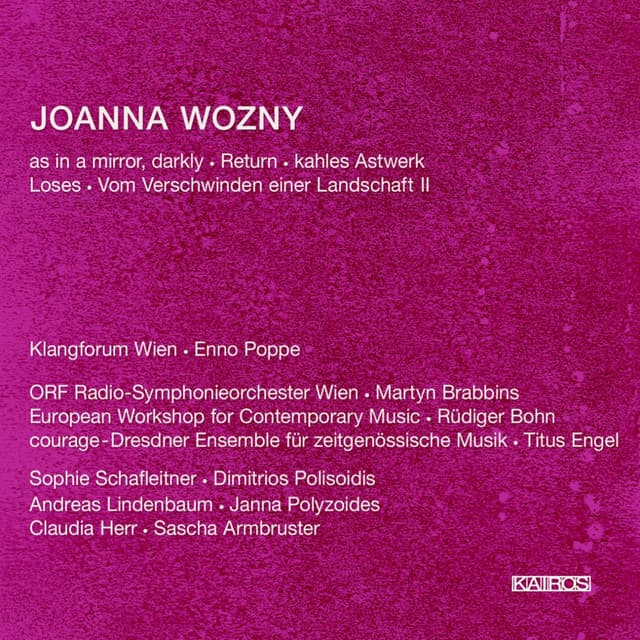 Joanna Wozny: As in a Mirror, Darkly - Joanna Wozny