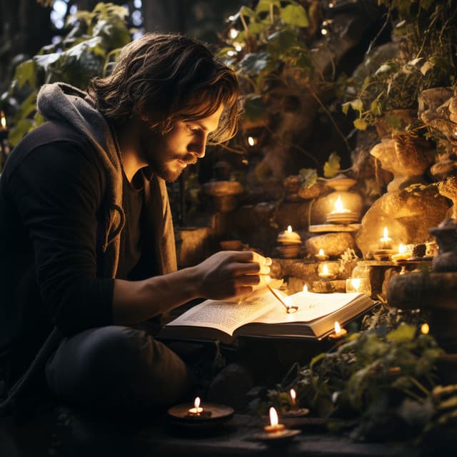 Estudio Junto Al Fuego: Melodías Ambientales Cálidas - Música Tranquila