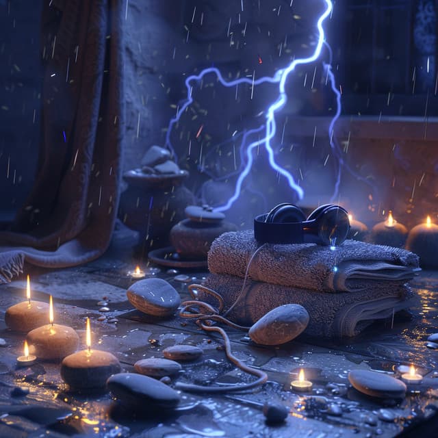 Massage in Thunder: Soothing Sound Waves - Ultimate Massage Music Ensemble