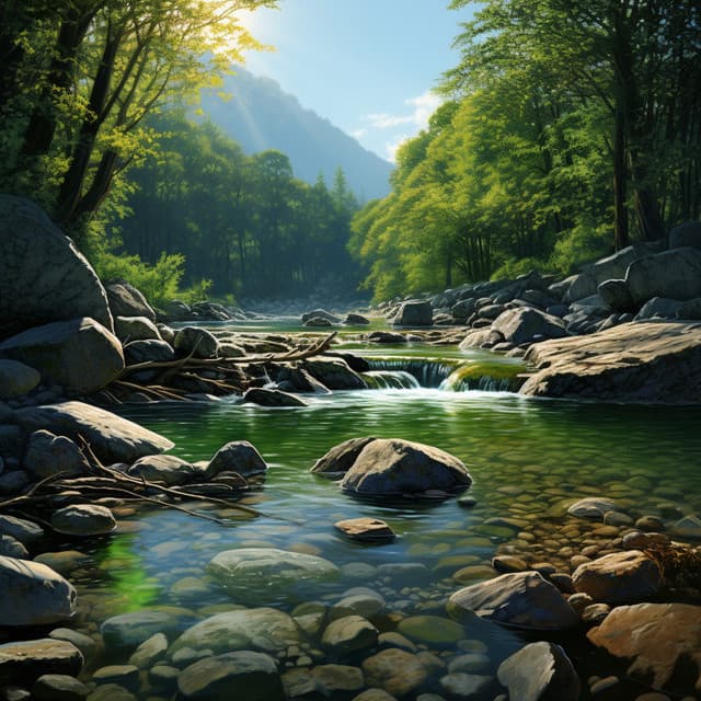 River's Productive Flow: Workday Focus Tunes - Study Music Playlist