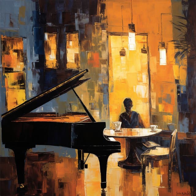 Coffee Shop Bossa: Jazz Piano Rhythms - Calm Cafe Lounge
