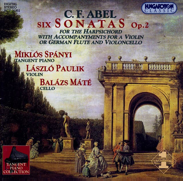Abel: 6 Keyboard Sonatas, Op. 2 - Carl Friedrich Abel