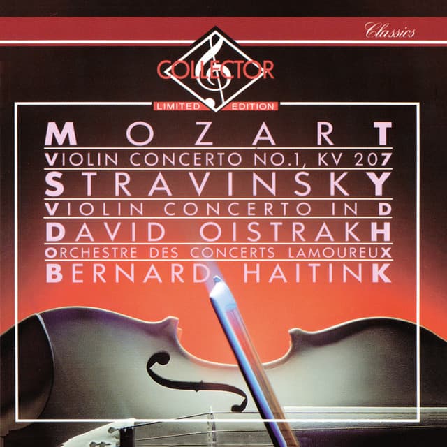Mozart, Stravinsky: Violin Concertos - David Oistrakh