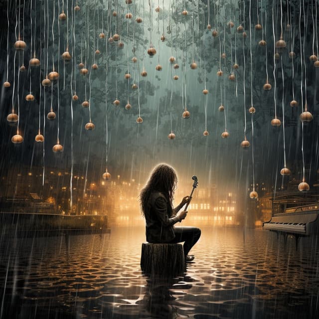 Rain Rhapsody: Echoing Showers Rhythm - Calming Beats
