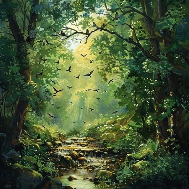 Sky Songs: Binaural Harmonics for Birds - 80 88 Hz - Jupiter Productions