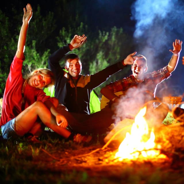 Burning Fire Bliss: Songs of Fiery Calmness - Media Sound Art