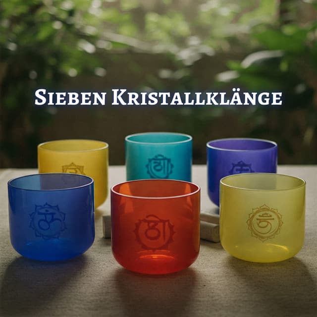 Sieben Kristallklänge: Tibetische Klangschalen zur Chakra-Ausrichtung - Sonja Ruhige