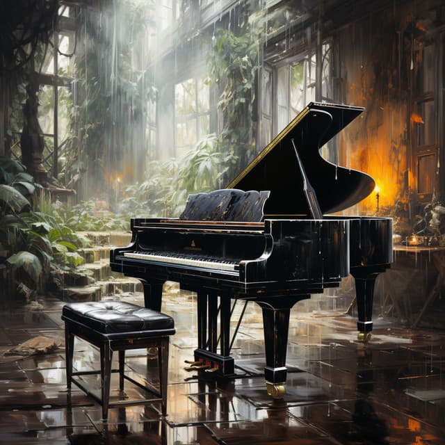 Meditación Tranquila Con Lluvia De Piano - Lluvia Inc