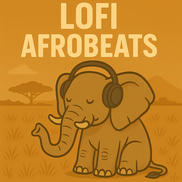 LoFi Afrobeats Study Lounge - Lazy Vibes