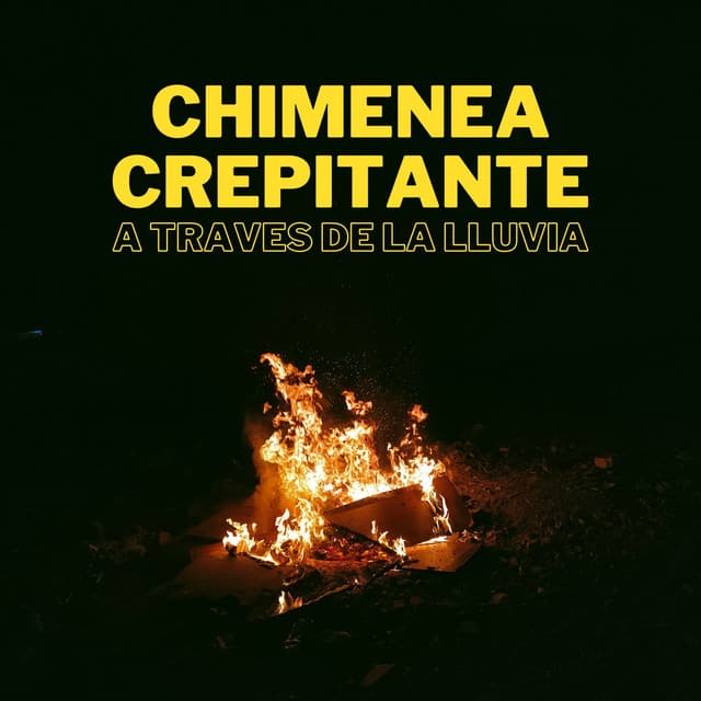 Chimenea Crepitante A Través De La Lluvia - Sonidos de lluvia FX