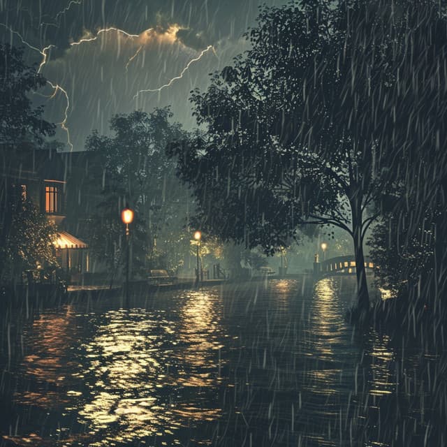 Thunder's Caress: Soothing Rain Chill for Dogs - Dog Total Relax