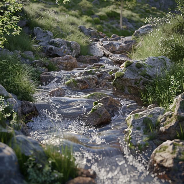 Soothing Binaural Water: Peaceful Meditation Melodies - Zen Meditation Garden