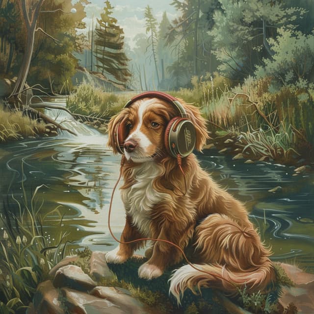 Binaural Waters: Dogs Soothing Melodies - Dog Calming Music