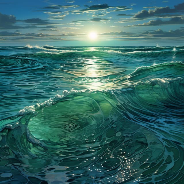 Harmonic Oceanic Rhythms: Melodic Tides - Waves Hard