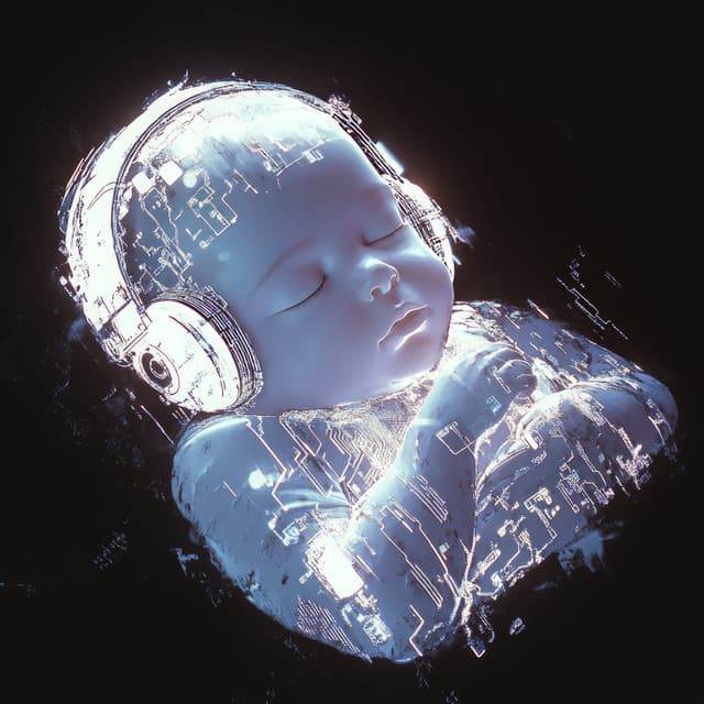 Glimmering Moments: Enchantment Within the Mocha Hush Haven - White Noise Radiance